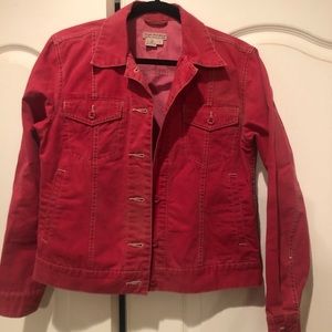 Royal Robbins light weight button down jacket.